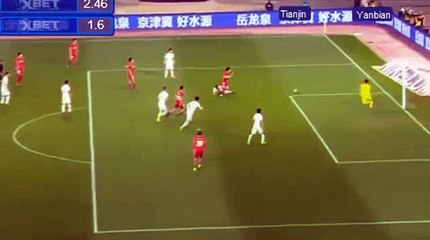 Ke Sun Goal HD 0-1Tianjin Quanjian - Yanbian Fude  09.04.2017
