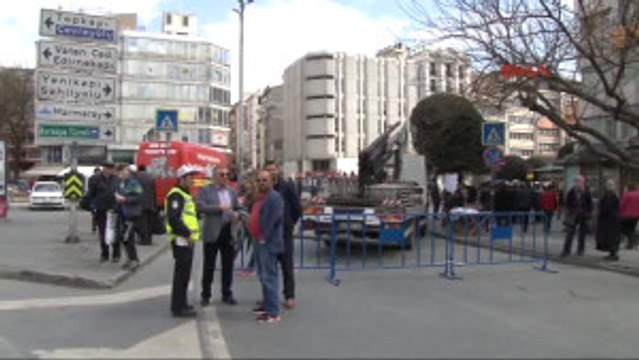 MHP'nin Yenikapı Miting Alanında Türk ve Türkmen Bayrakları