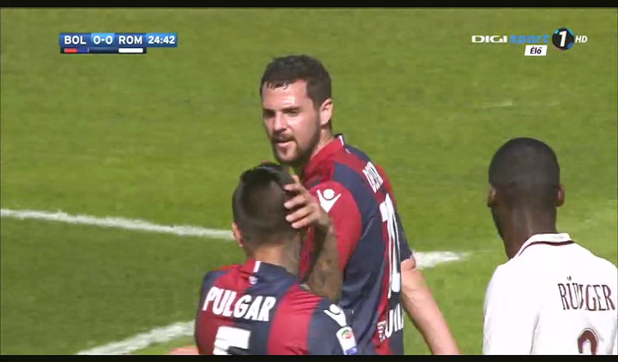 Federico Fazio Goal HD - Bologna 0-1 AS Roma - 09.04.2017