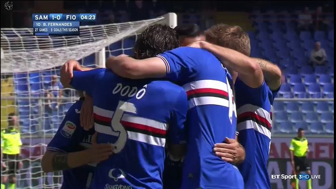 Sampdoria 2-2 Fiorentina Résume buts