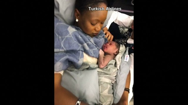 Woman gives birth on Turkish Airlines flight