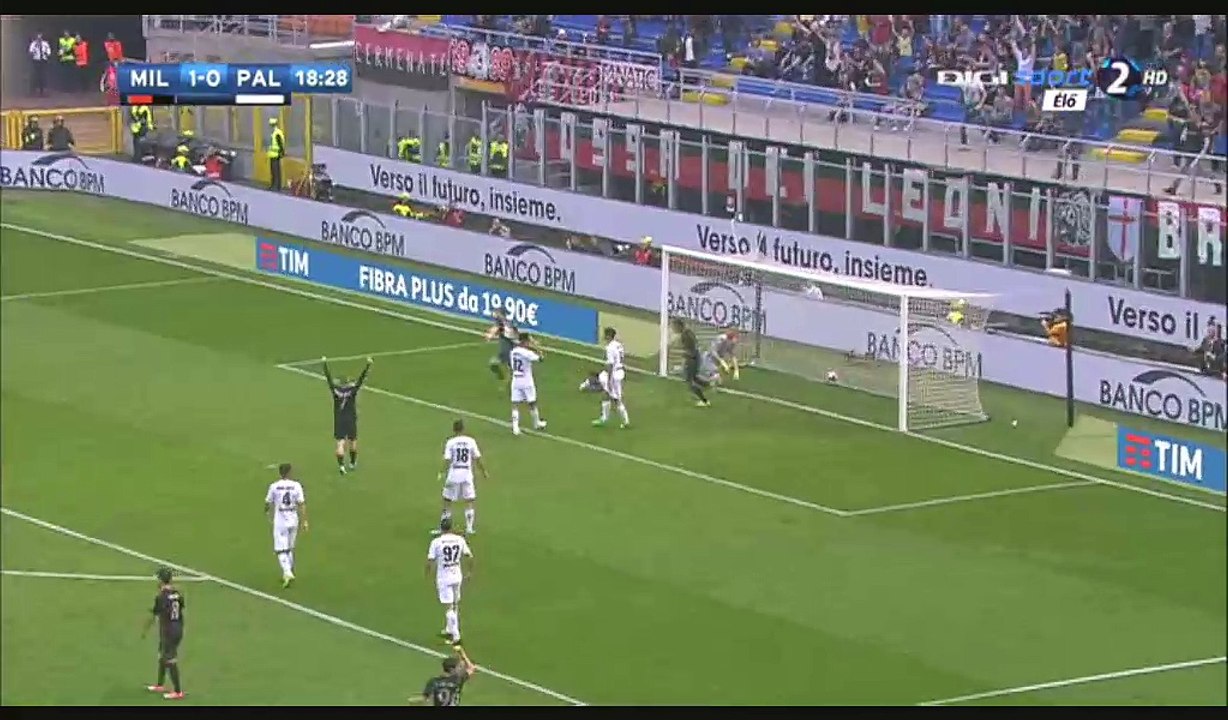 Mario Pasalic Goal HD - AC Milan 2-0 Palermo - 09.04.2017