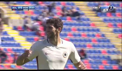 Federico Fazio Goal HD - Bologna 0-1 AS Roma - 09.04.2017