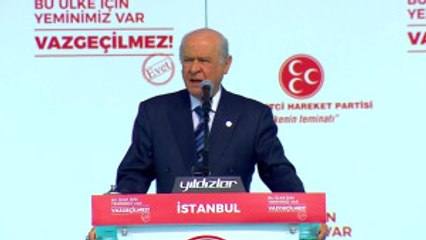 Bahçeli Yenikapı da Konuştu