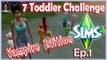 7 Toddler Challenge -  Vampire Edition - The Sims 4 (Ep. 1)