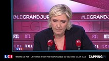 Marine Le Pen : la France n'est pas responsable du Vel d'Hiv selon elle (vidéo)