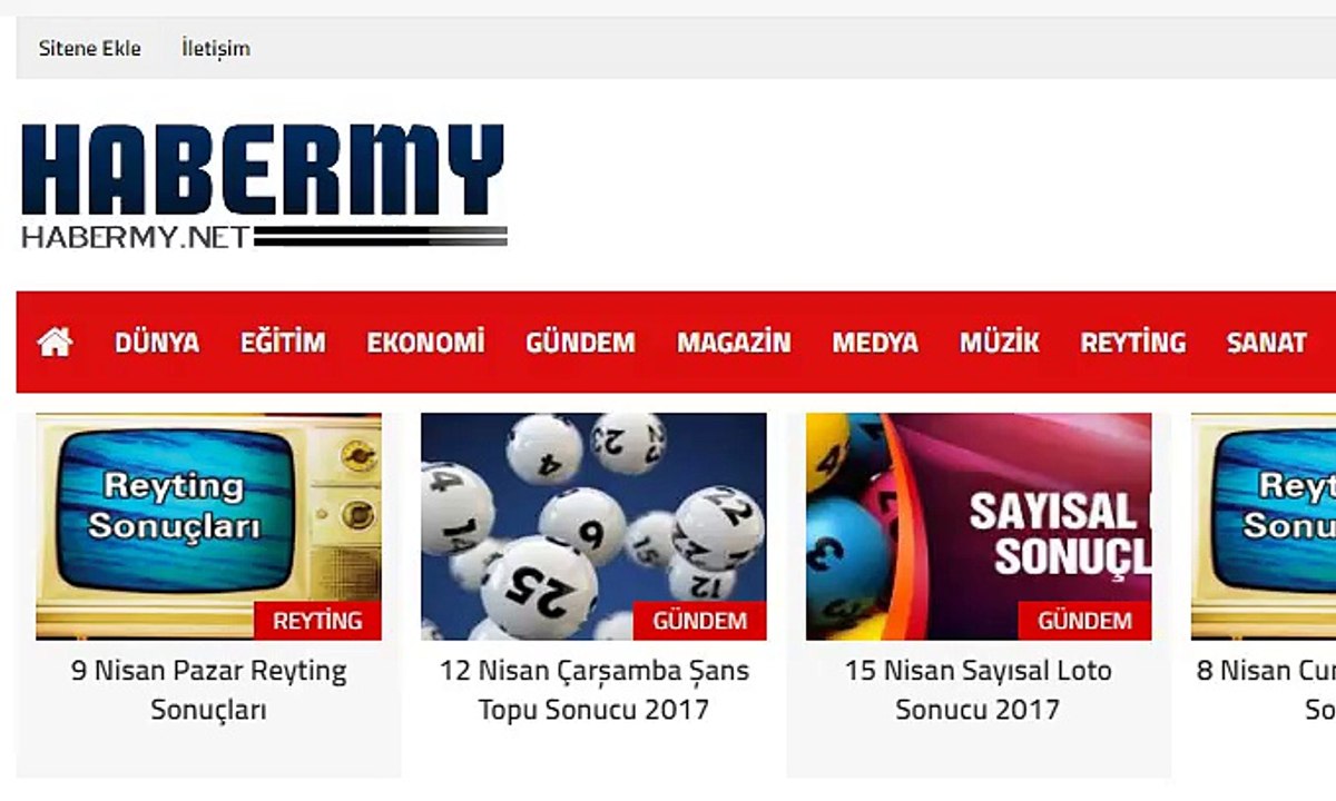 10 Nisan Pazartesi On Numara Sonucu 2017