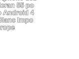 LG G3 Smartphone débloqué 4G Ecran 55 pouces  32 Go  Android 442 KitKat Blanc