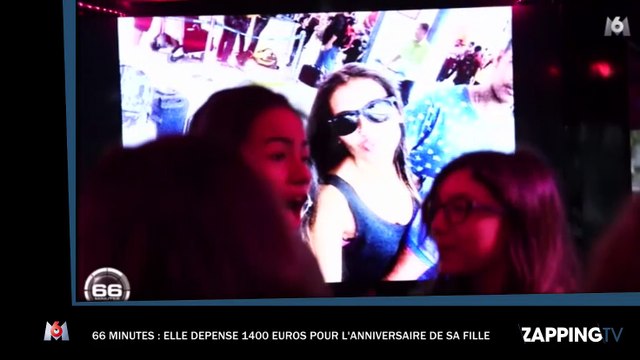 66 minutes : elle dépense 1400 euros pour les 12 ans de sa fille (vidéo)