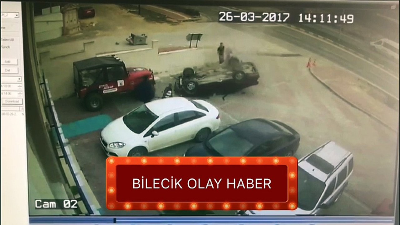 kaza güvenlik kamarasında