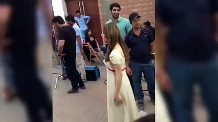 Neelam Munir Dance Video in University