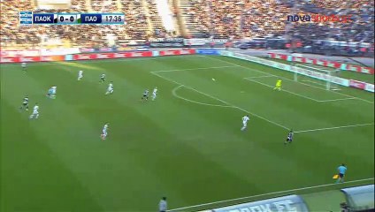 1-0 Pedro Henrique Konzen Goal - PAOK 1-0 Panathinaikos - April 09, 2017