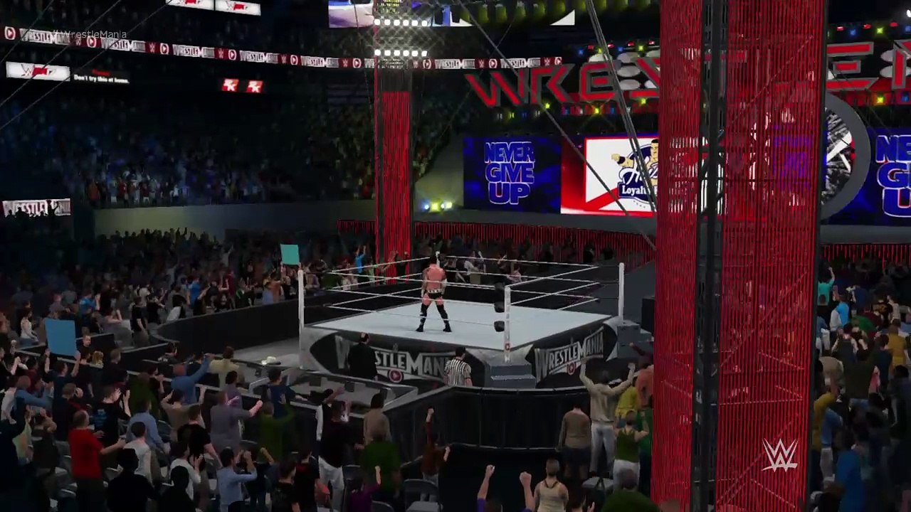 Epic back n fourth match Wwe 2k17