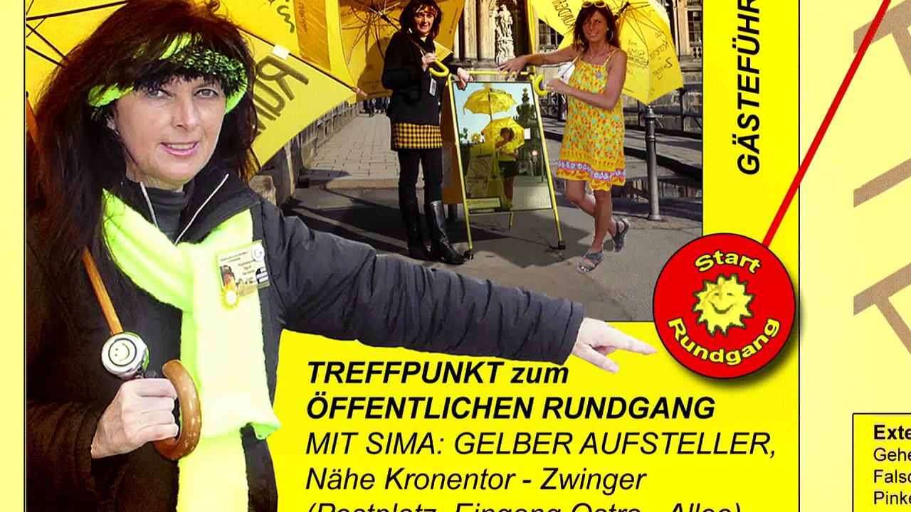 Öffentlicher Stadtrundgang DRESDEN (ab gelben Aufsteller/Nähe Kronentor-Zwinger)