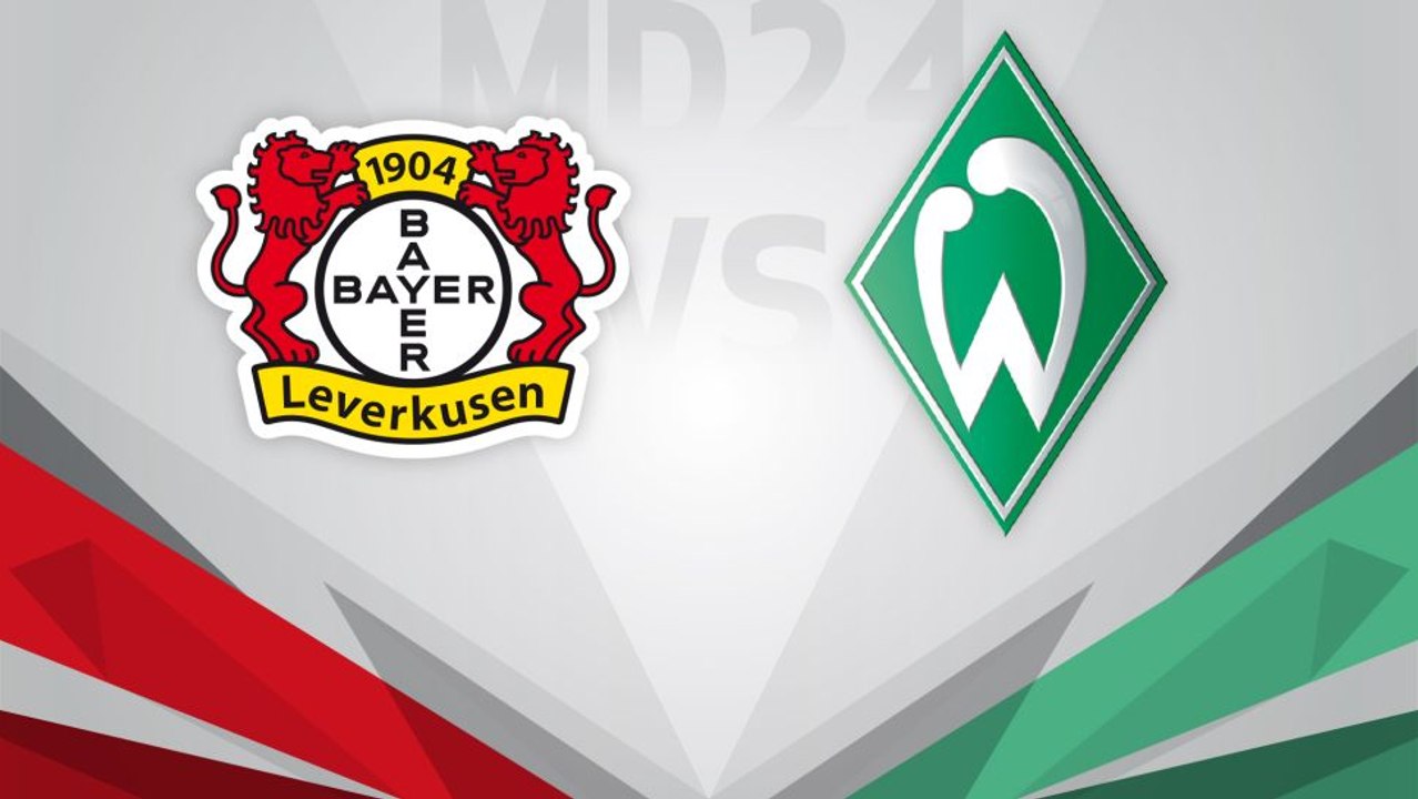 24tes Liga Bayer Leverkusen - Werder Bremen