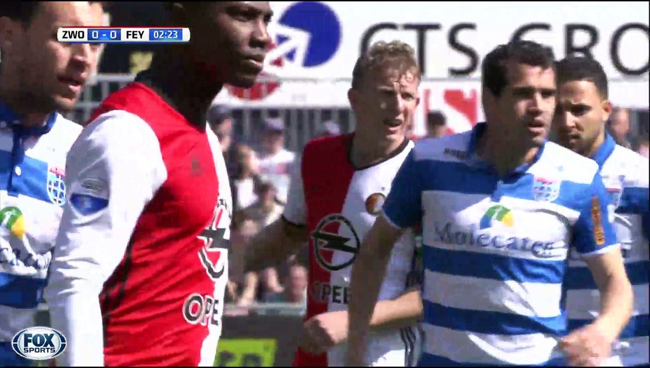 09-04-2017 Samenvatting PEC Zwolle - Feyenoord