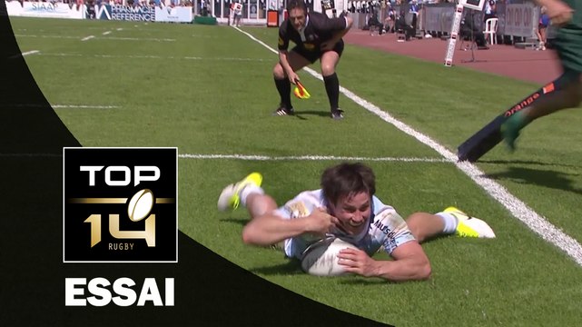 TOP 14 ‐ Essai Henry CHAVANCY (RAC) – Racing 92-Pau – J23 – Saison 2016/2017