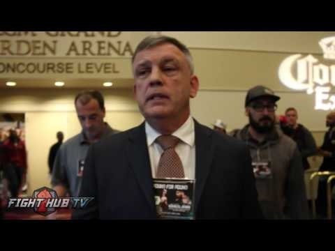 Teddy Atlas reacts to Kovalev vs. Ward weigh in Kovalev gave in!