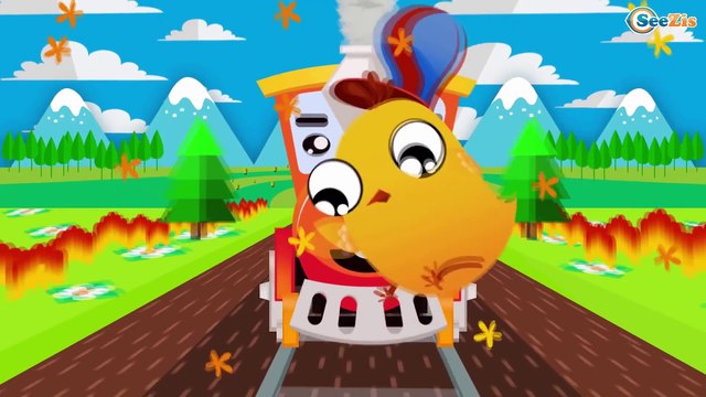Trenes infantiles - Animales y Frutas - Trenes y Coches para niños en español | Carritos Para Niños