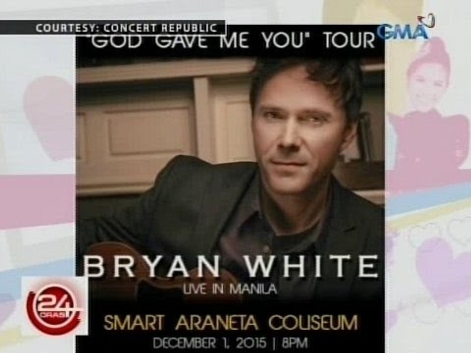 24Oras: "God Gave Me You" Singer na si Bryan White, magko-concert sa Pilipinas sa December 1