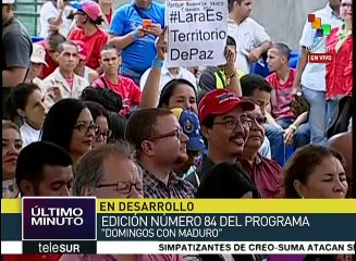 Pdte. venezolano: En la oposición no hay nadie con quién dialogar