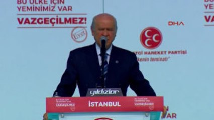 Bahçeli Yenikapı da Konuştu