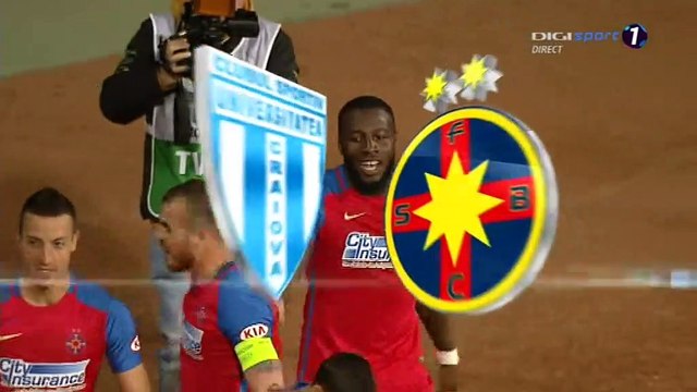 0-1 Harlem Gnohéré Goal Romania Divizia A Championship Group - 09.04.2017 CS Univ Craiova 0-1 Steaua Bucuresti