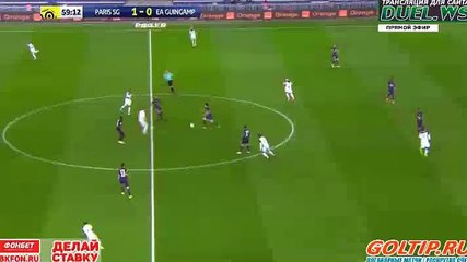 Edinson Cavani Goal HD - PSG 2-0 Guingamp 09.04.2017