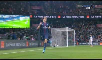 Edinson Cavani Goal HD - PSG 2-0 Guingamp - 09.04.2017