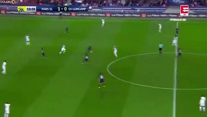 Edinson Cavani GOAL HD - Paris SG 2-0 Guingamp 09.04.2017