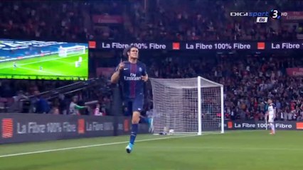 Edinson Cavani Goal HD - PSG 2-0 Guingamp - 09.04.2017 (1)