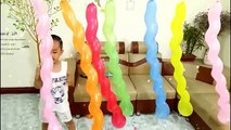 Learn Colors With Balloons For Children, Toddlers - Bad Baby Learn Colours For Kids With Balloons