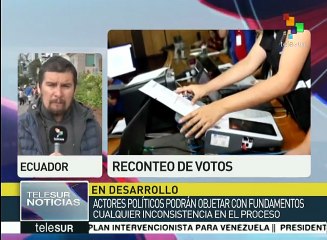 Partidos de Ecuador podrán objetar inconsistencias en elección del 2-A