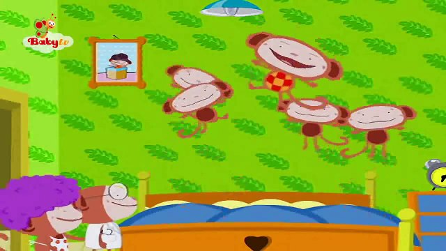 BABYTV Cancion Cinco pequeños monos