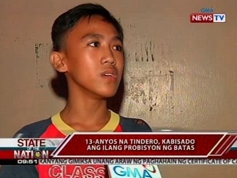 SONA: 13-anyos na tindero, kabisado ang ilang probisyon ng batas