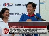 24Oras 101315 424 Oras: Sen. Bongbong Marcos, naghain ng COC sa pagka-vice president
