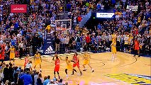 Russell Westbrook last second winning point Denver Nuggets vs Oklahoma City Thunder 9 april 2017 NBA