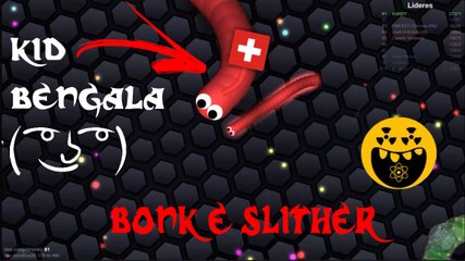 jogando bonk e slither ft Gaúchinho Gamer