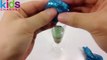 Kidschanel - DIY How To Make 'Owl Fried Eggs' Learn Colors Glitter Slime