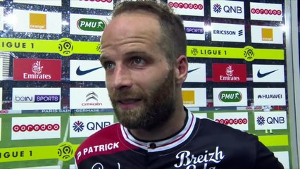 La réaction d'Etienne Didot après Paris SG - EA Guingamp (4-0)