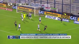 Velez 1 Boca Juniors 3 - Primera Division 2017 - Fecha 19