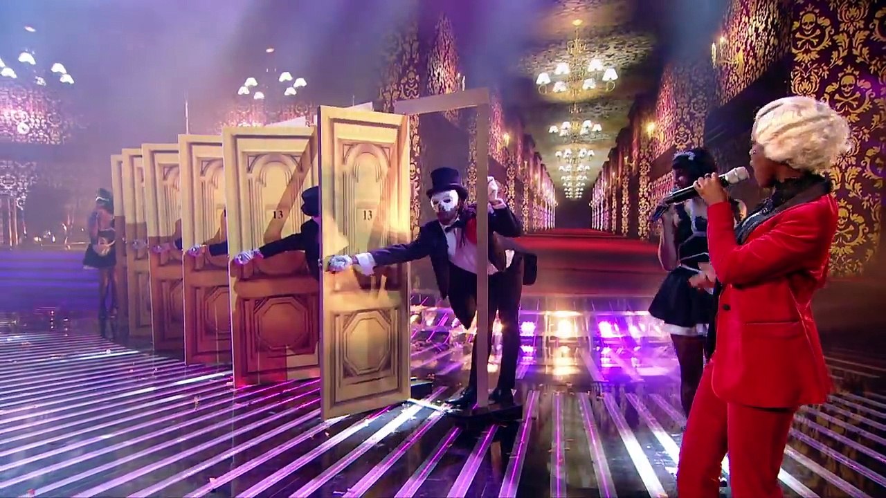 Gifty kicks of Fright Night with Fifth Harmony cover Live Shows Week 4 The X Factor UK 2016