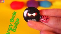 Play Doh Ice Cream Cone Surprise Eggs - Spongebob, Shopkins, Angry Birds Toy Playdough Surprises