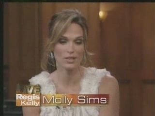 Molly Sims chez "Regis & Kelly"