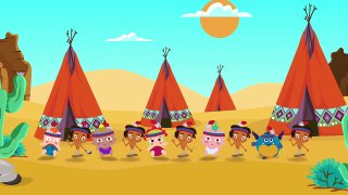 Ten Little Indians - Nursery Rhyme - Cartoon For Kids - Number Song