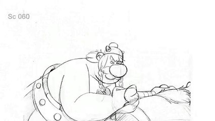 Asterix And The Vikings - Rough Pencil Test (Seq 440) http://BestDramaTv.Net