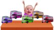 Bad Baby Learn Colors Double Deckers Bus - Learning Colors With Bad Baby Crying - Finger Family Song