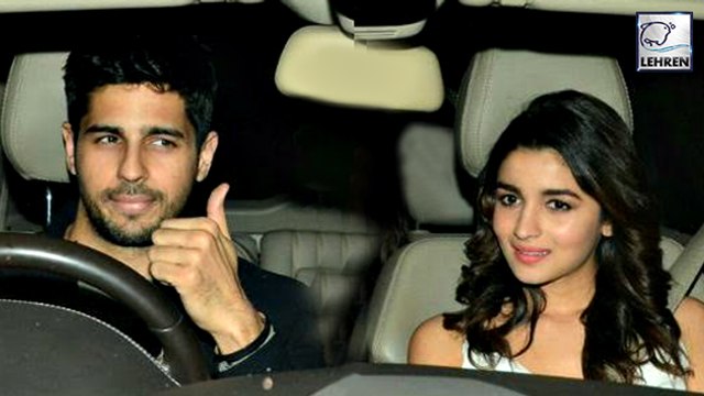 Alia Bhatt And Sidharth Malhotra Together At Karan Johar's Bash