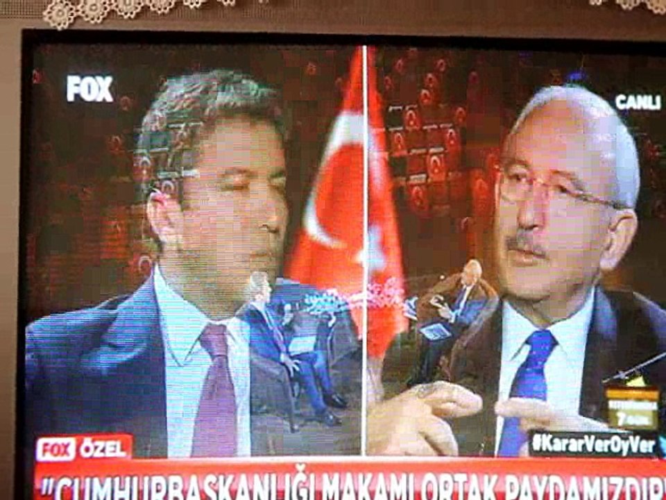 Kılıcdaroglu Fox Tv de konuştu