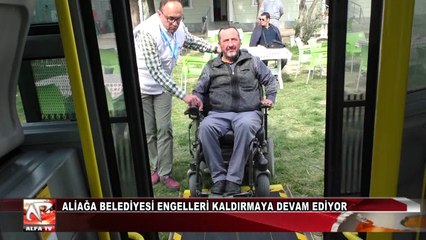 Aliağa Belediyesi Engelleri Kaldırmaya Devam Ediyor